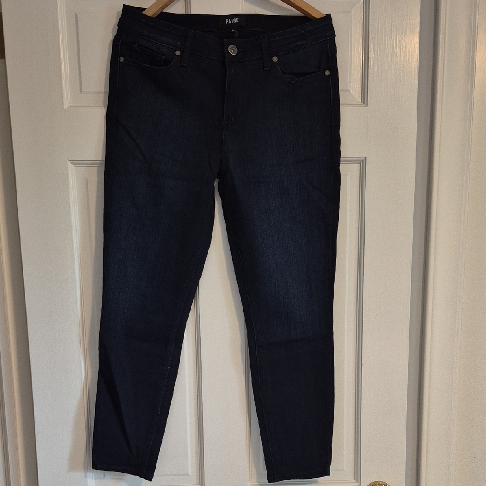PAIGE Navy Skinny Jeans